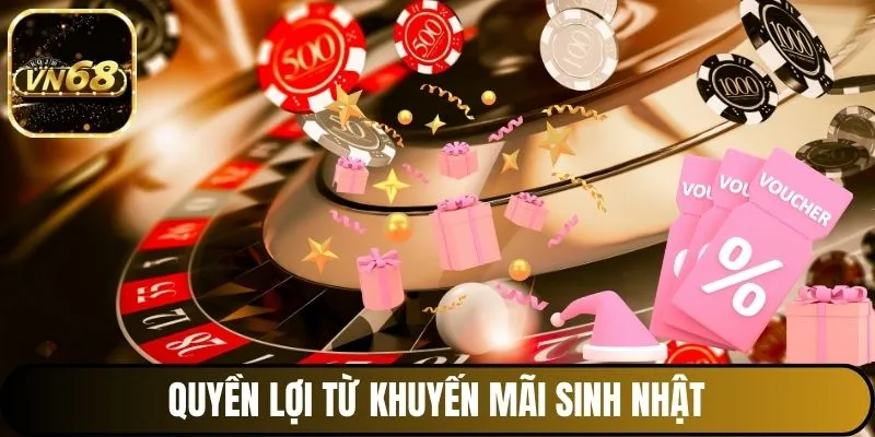 Quyền lợi từ khuyến mãi sinh nhật